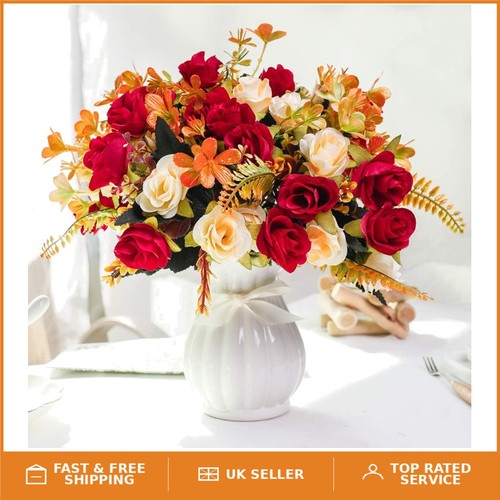 Realistic faux silk rose - realistic,