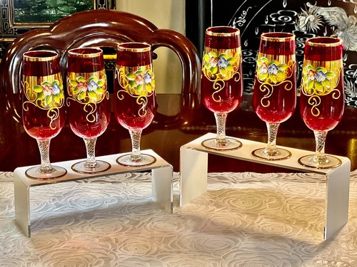 Antique murano fuochi set - murano,
