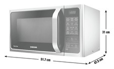 Samsung MC28H5013AS 28L 900W Combination Microwave - Silver
