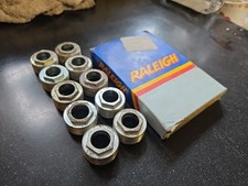 10x Genuine NOS Raleigh Vintage Bicycle Adjuster Cups LH Bottom Bracket RBD103