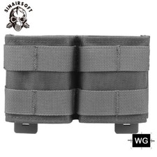Tactical 5.56mm Double KYWI Molle Magazine Pouch Insert Clip Belt Airsoft Vest