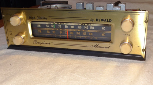 Dewald vintage tube am - tube, fm/am