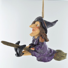 Witch Flying On A Broomstick