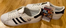  "REV RUN" SIGNED OLD SCHOOL ADIDAS SHOES RUN DMC JSA