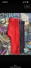 Burnt Orange & Black Legging