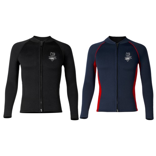 Men jacket 3mm neoprene - jacket,