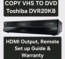 Toshiba D-VR20 Copy VHS to DVD