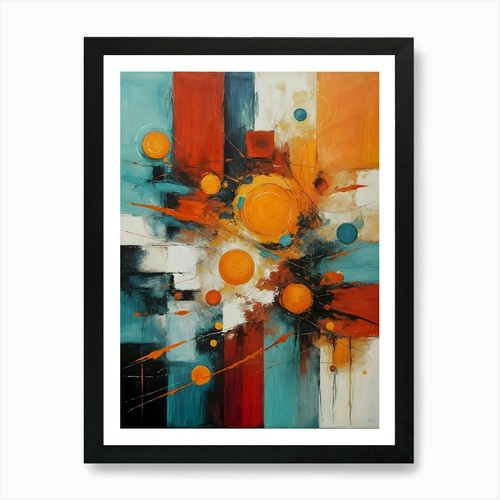 Abstract painting art print - abstract,