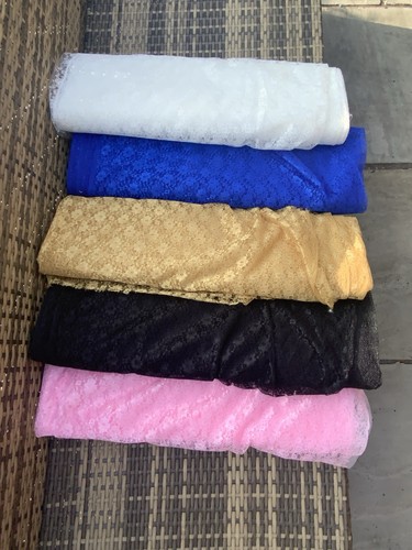 Job lot floral net lace - lot, of