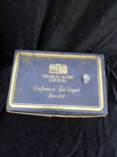 Thomas webb crystal - webb, pair