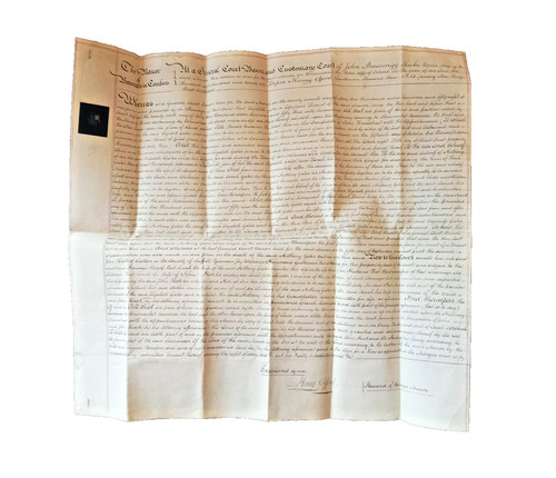 George vellum court rolls - george,