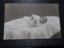 Postcard baby christening - baby,,
