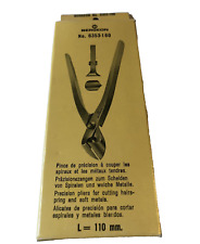 Bergeon Precision pliers for cutting hairsprings  Ref No 6253-160
