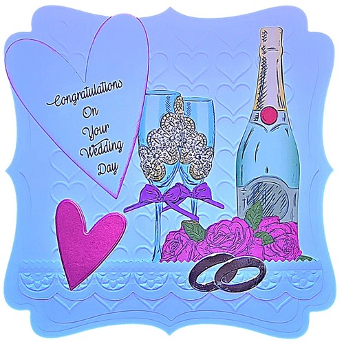 Handmade card topper - card, wedding