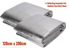 1 RefIecting Insulation Foil Radiator Heat Back Sheet Energy Saving Panel Window