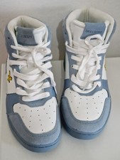 Lyle & Scott Boys Sneaker Trainers White Blue Size UK4 EUR 37
