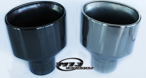 Black chrome stainless - black, tip
