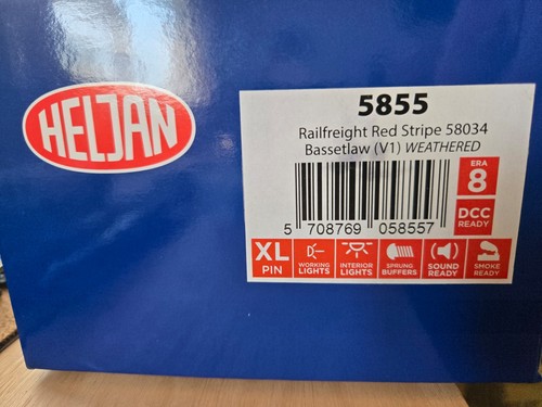 Heljan 5855 gauge class 58 - heljan,