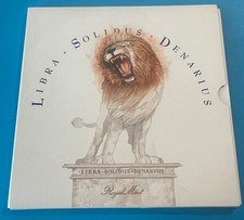 Royal Mint QEII Pre-Decimal 7 Coin Set Libra Solidus Denarius Uncirculated coins