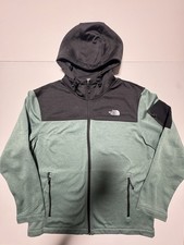 The North Face Mens Tech Emilio Hooded Fleece Jacket Size XL Dark Sage