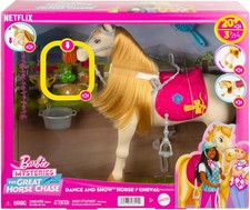 Barbie Horse with Sounds, Music & Accessories age 3+years- new but scruffy box