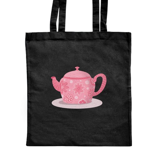 Funky teapot shopping - 'funky, tote