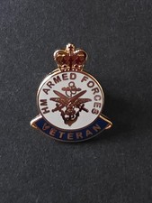 British Veteran pin badge with