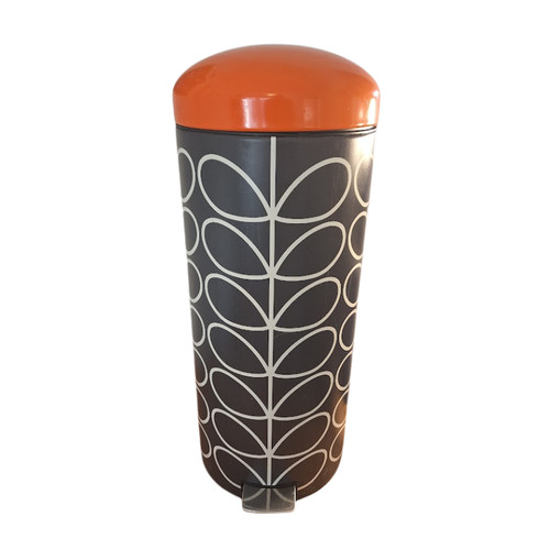 Orla kiely black - black, leaf