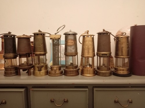 Miners lamps coal - miners,