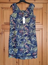 Next Linen Mix Dress Size UK 8