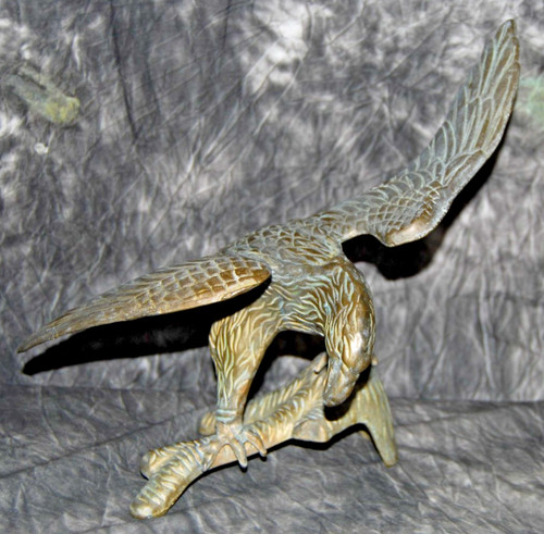 Large vintage solid brass - large,