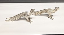 Pair of vintage silver-plated