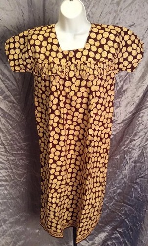 Tunic long dress cotton caftan - cotton,