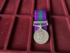 Elizabeth II General Service Medal Cyprus Clasp T/23491437 Dvr. J. Rhodes. R.A.S