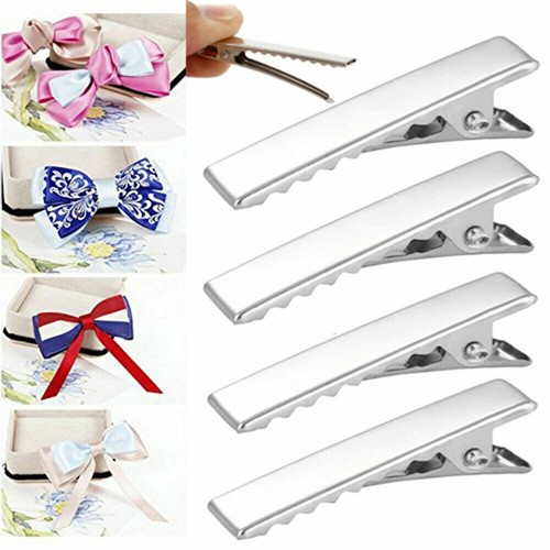 Metal hair clips medium - metal,