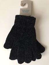 Ladies Black Cosy Gloves