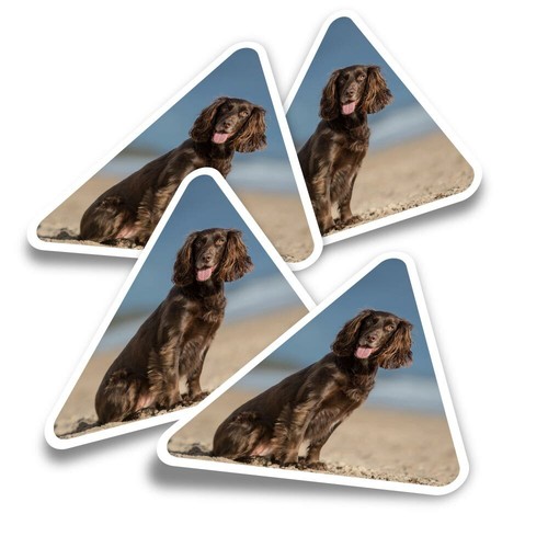 Triangle stickers cocker - triangle,