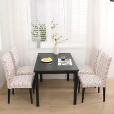 Pink Floral Stretch Chair