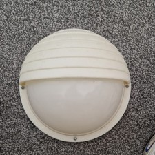 Outside Wall Light.  White