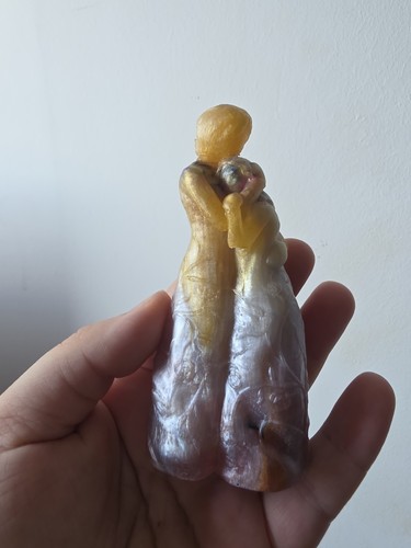 Handmade resin family embrace - resin,