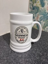 Guinness Extra Stout Ceramic Beer Mug Stein St. James’s Gate Dublin Official  