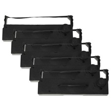 5x Ink Ribbon for Uniwell TP 620 Slip PTR Black