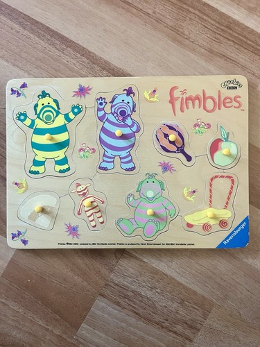 Vintage fimbles wooden - wooden, jigsaw