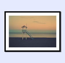 BEACH LIFEGUARD HUT PHOTO Art
