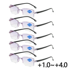 5Pair Rimless Bifocal Reading