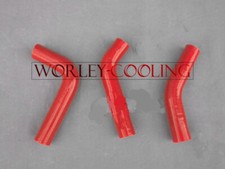 RED silicone radiator hose for YAMAHA RD250 RD350 LC 4L0 4L1 brand new