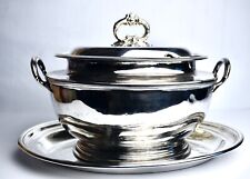 Antique Large Silver Plate