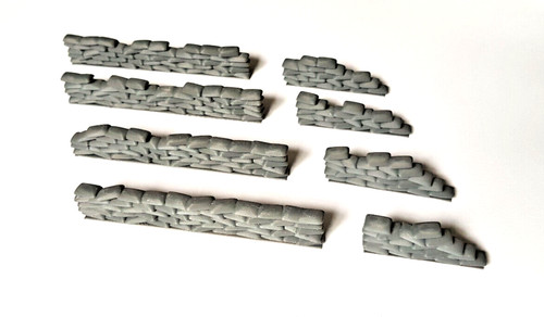 Sandbag walls set 8 - sandbag,
