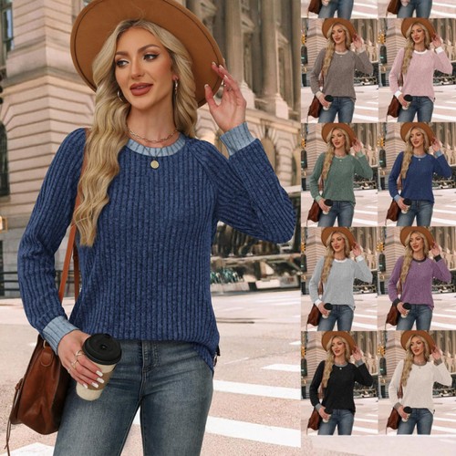 Womens jumper tops knitted - tops,