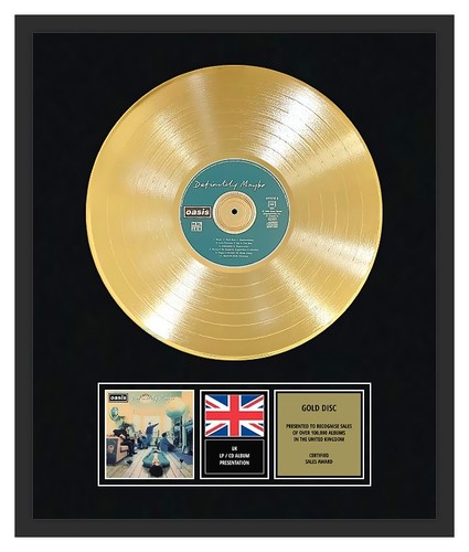 Oasis gold disc lp - cd, vinyl